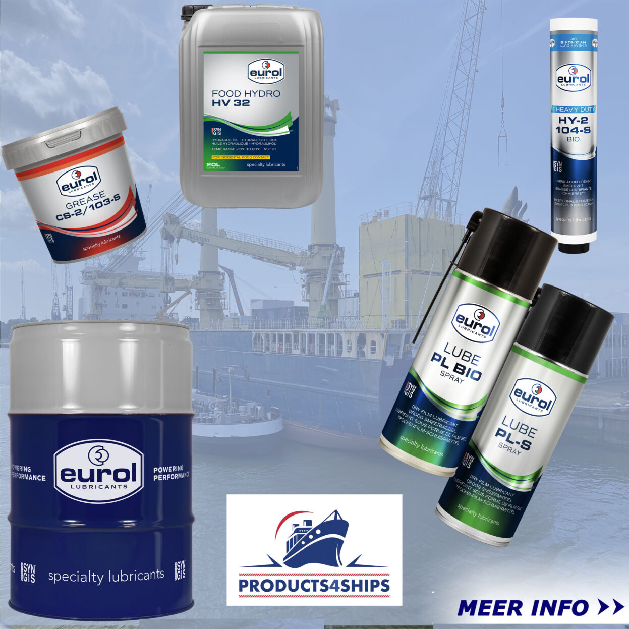 Smeermiddelen voor scheepvaart, offshore en zware industriële toepassingen