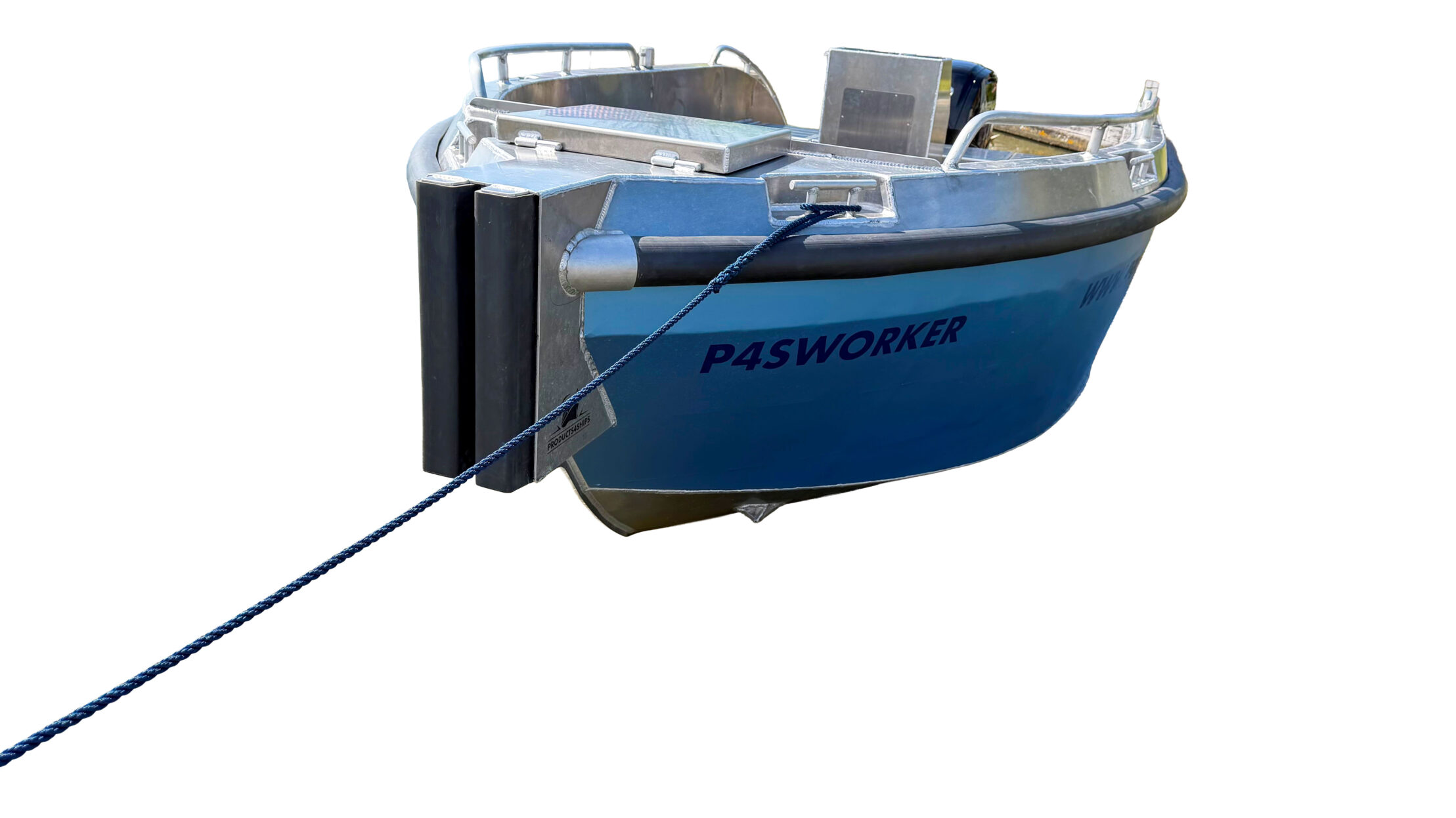 Professionele aluminium werkboot van Products4Ships.